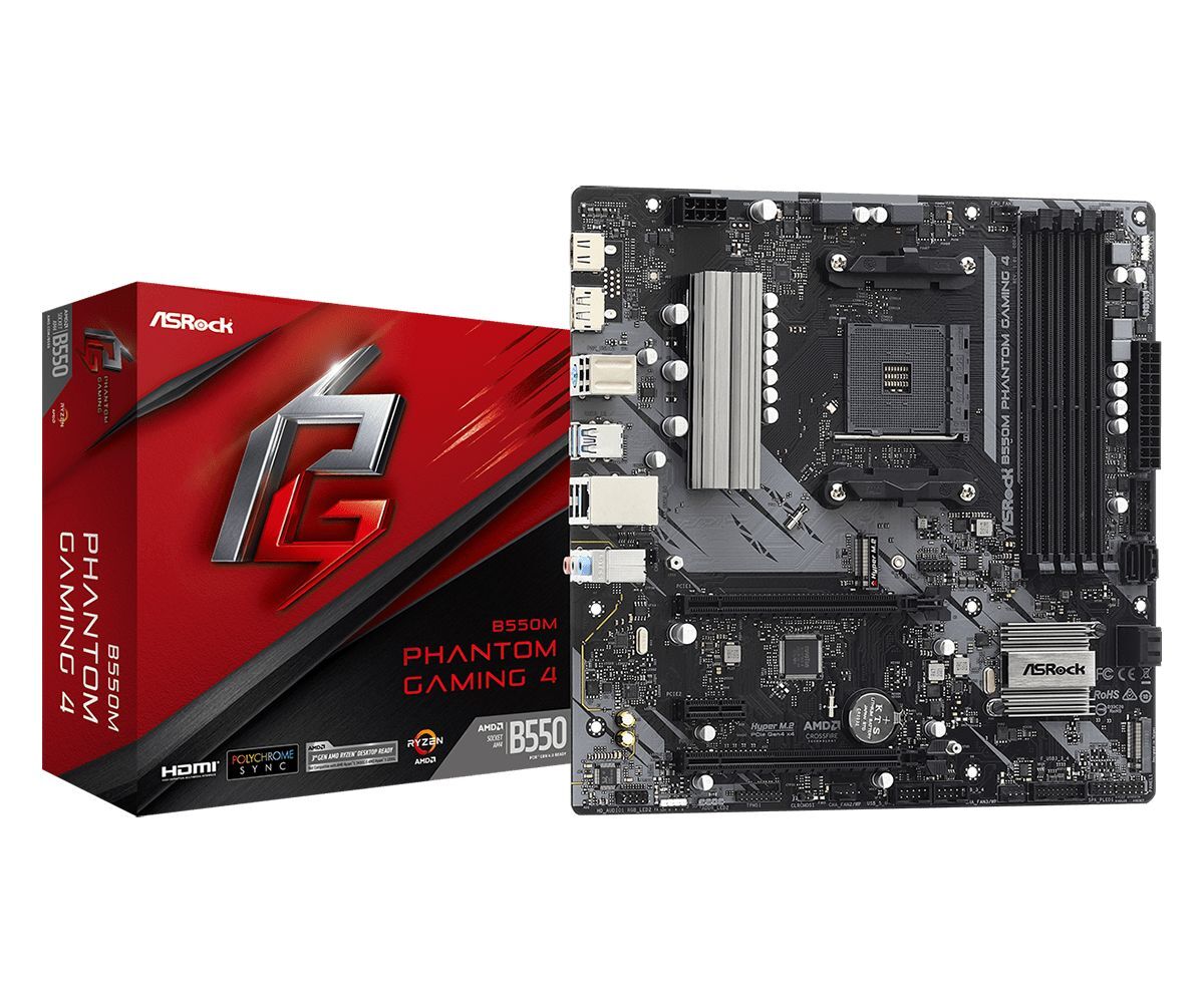 ASRock B550M PHANTOM GAMING 4 ASRock B550M PHANTOM GAMING 4