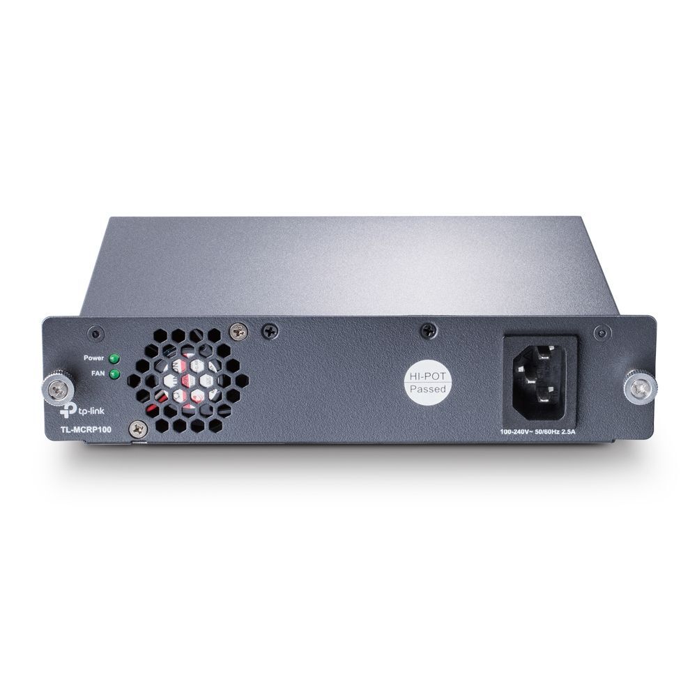 TP-Link TL-MCRP100 100-240V Redundant Power Supply Module TP-Link TL-MCRP100 100-240V Redundant Power Supply Module