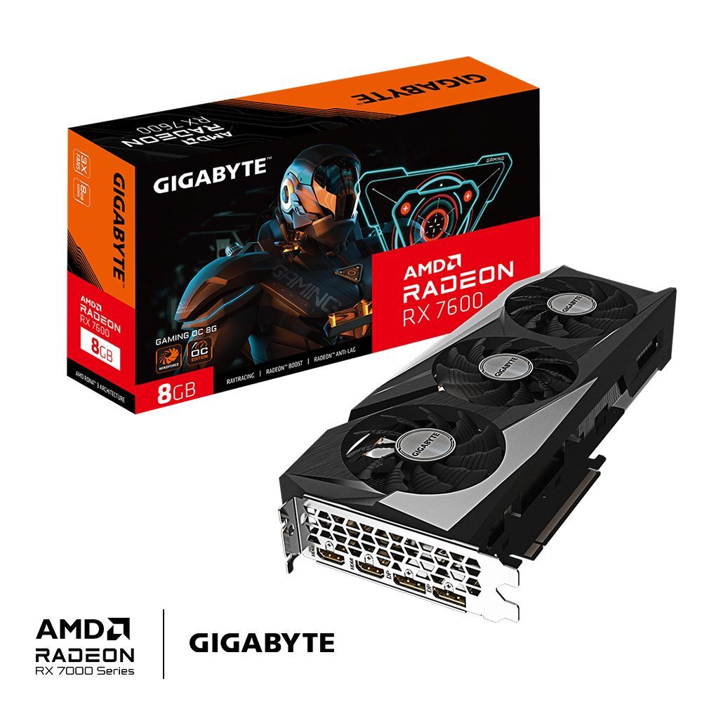 Gigabyte RX7600 GAMING OC 8G Gigabyte RX7600 GAMING OC 8G