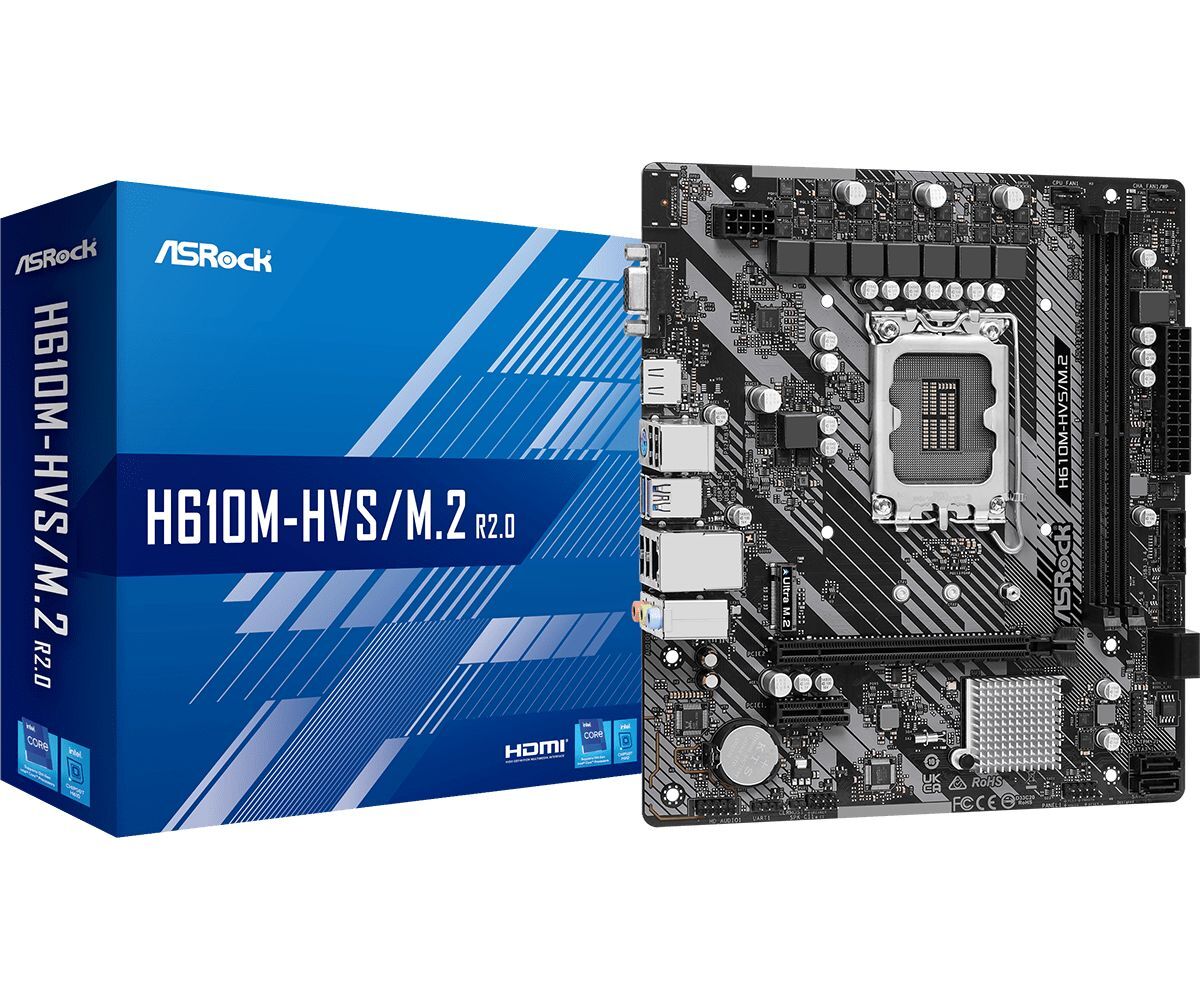 ASRock H610M-HVS/M.2 R2.0 ASRock H610M-HVS/M.2 R2.0