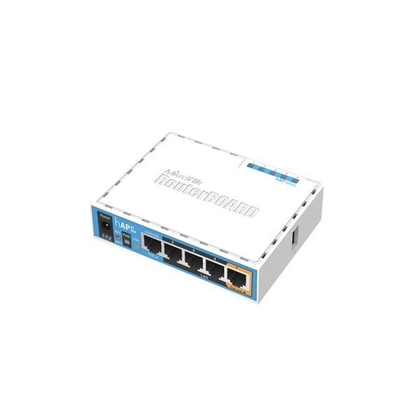 (RB952Ui-5ac2nD) hAP ac lite router, 4x 10/100 LAN, 2.4/5Ghz, wireless-b/g/n/ac, passzív PoE, USB