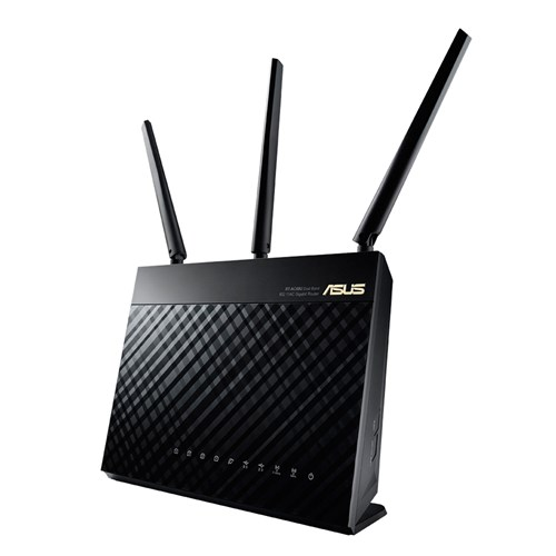 Wireless Router 1900Mbps RT-AC68U 1x WAN (1000Mbps) + 4x LAN (1000Mbps) Wireless Router 1900Mbps RT-AC68U 1x WAN (1000Mbps) + 4x LAN (1000Mbps)