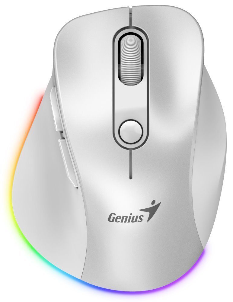 Genius Ergo 9000S Pro Wireless mouse Pearl White Genius Ergo 9000S Pro Wireless mouse Pearl White