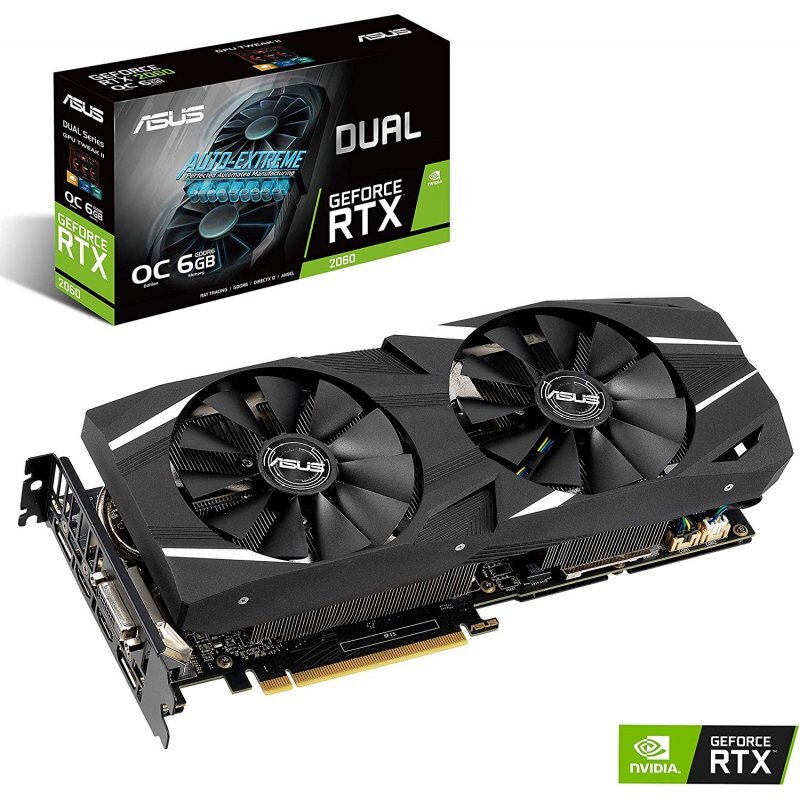 Dual GeForce RTX 2060 OC edition EVO 6GB GDDR6 Dual GeForce RTX 2060 OC edition EVO 6GB GDDR6