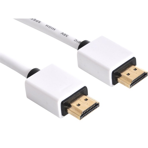 Kábel - HDMI Saver (1m; HDMI 2.0; fehér)