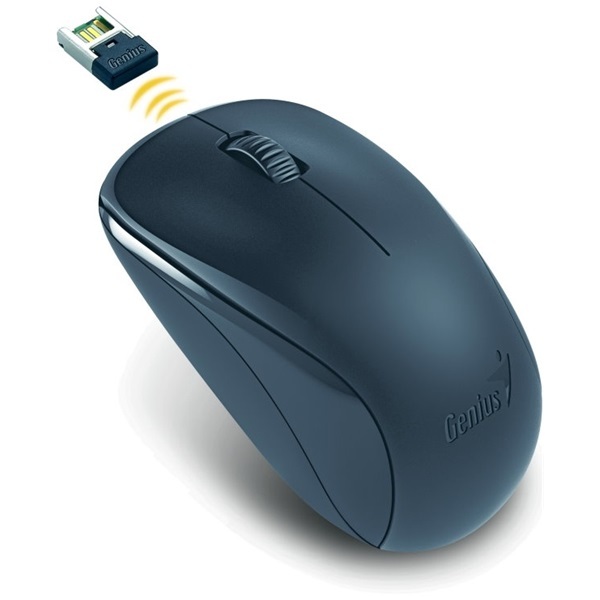 Egér - NX-7000 (Vezeték nélküli, USB, 3 gomb, 1200 DPI, BlueEye, fekete) Egér - NX-7000 (Vezeték nélküli, USB, 3 gomb, 1200 DPI, BlueEye, fekete)