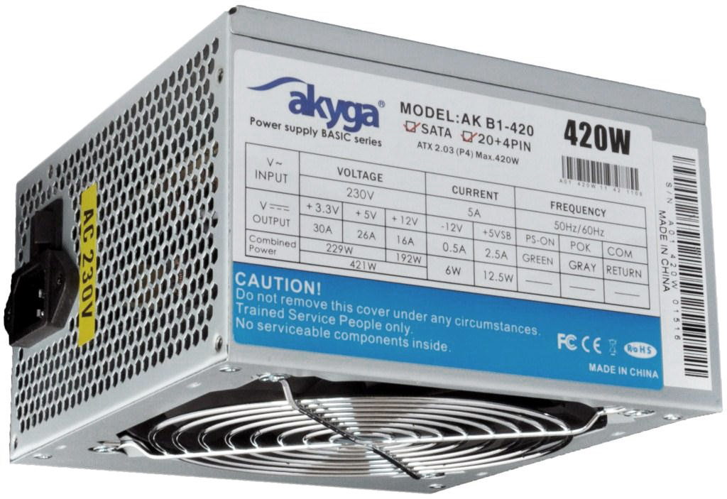 AK-B1-420 - 420W, 12cm, Passzív PFC AK-B1-420 - 420W, 12cm, Passzív PFC