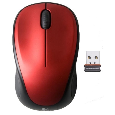 Logitech M235 Wireless Mouse Red Logitech M235 Wireless Mouse Red
