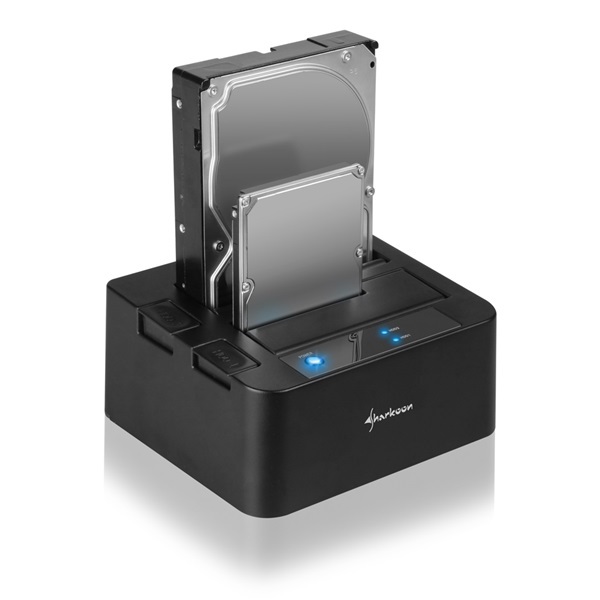 HDD Dokkoló - QuickPort Duo USB3.0 V2 (2x 2,5"-3,5 HDD Dokkoló - QuickPort Duo USB3.0 V2 (2x 2,5"-3,5