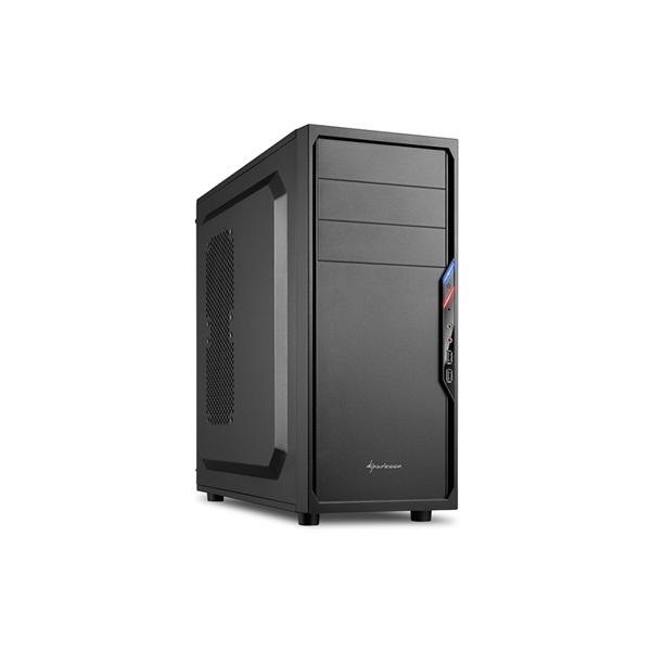 Számítógépház - VS4-S (fekete; fekete belső; alsó táp; ATX,mATX; mITX; 2xUSB2.0; I/O) Számítógépház - VS4-S (fekete; fekete belső; alsó táp; ATX,mATX; mITX; 2xUSB2.0; I/O)