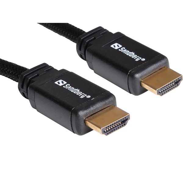 Kábel - HDMI (2m; HDMI 2.0; 4K-UHD; fekete)