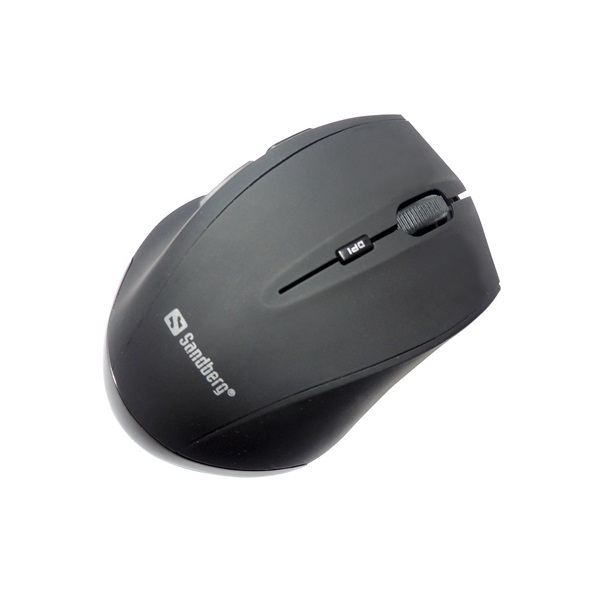 Egér Vezeték nélküli - Wireless Mouse Pro (Optikai; 1000-1600DPI; 5 gomb; fekete) Egér Vezeték nélküli - Wireless Mouse Pro (Optikai; 1000-1600DPI; 5 gomb; fekete)